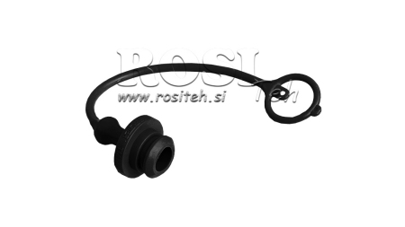 COVOR PROTECTOR DIN CAUCIUC NEGRU - CUPLURI RAPIDE FEMELĂ