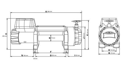 12 V ΗΛΕΚΤΡΙΚΟ ΜΗΧΑΝΙΚΟ ΜΗΧΑΝΗΜΑ DWH 15000 HD - 6803 kg
