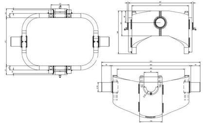 KLIETKA - KOLÍSKA  HYDRAULICKÉHO VALCA KAT.8 - 240 (25 ton)