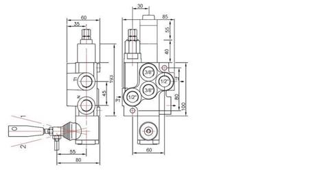 HYDRAULIKVENTIL 1xP40 + SCHWIMMSTELLUNG