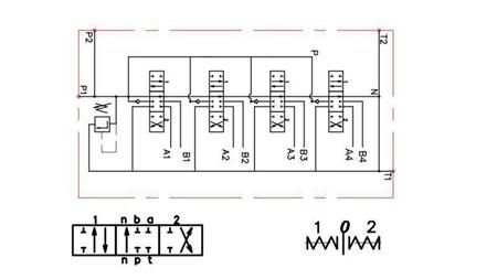 HYDRAULIC VALVE 4xP80 + 2x JOYSTICK