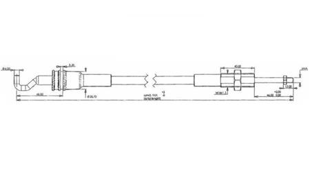 BRAIDED CABLE L=3000 - MORSE