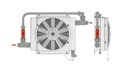 PRESSURE RELIEF VALVE FOR OIL HEAT EXCHANGER 3/4'' BY-PASS 5 bar