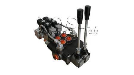 VÁLVULA HIDRÁULICA 2xP80 - EO 12V