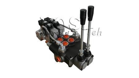 HYDRAULIC VALVE 2xP80 - EO+12V