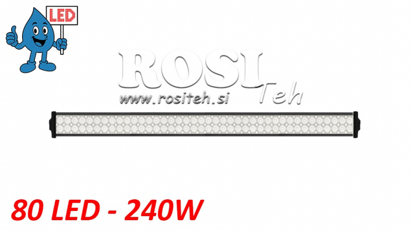 LED SCHEINWERFER- LICHTE 16 LED 240W 12V-24V COMBO 106 cm MEGA