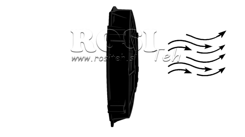 AXIÁLNY VENTILÁTOR 280MM PULL 24V