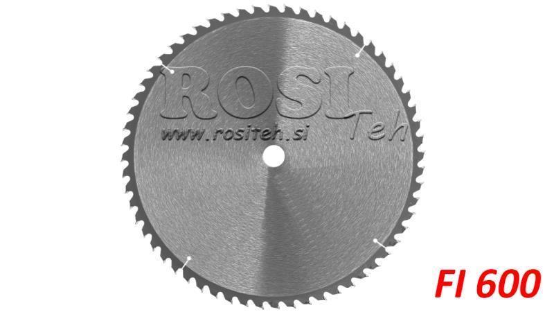 CIRCULAR SAW BLADE FOR CIRCULAR WIDIA Φ 600