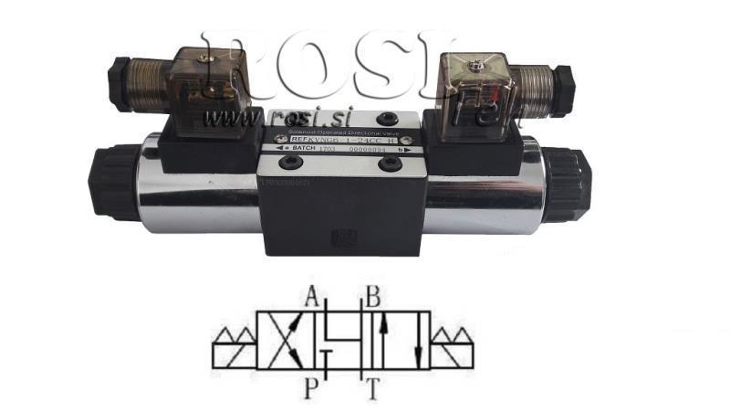 VALVOLA ELETTROMAGNETICA IDRAULICA CETOP 3 12/24/230V N6