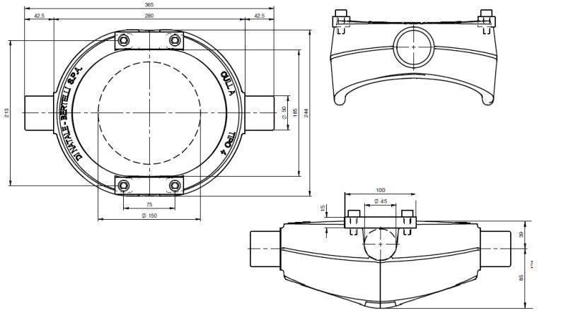 KLIETKA - KOLÍSKA  HYDRAULICKÉHO VALCA KAT.4 -150 (20 ton)