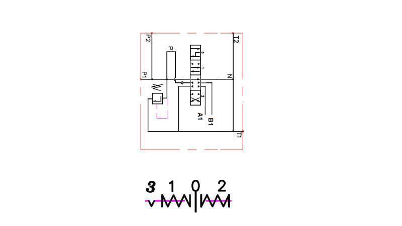 HYDRAULIC VALVE 1xP40 + FLOATING