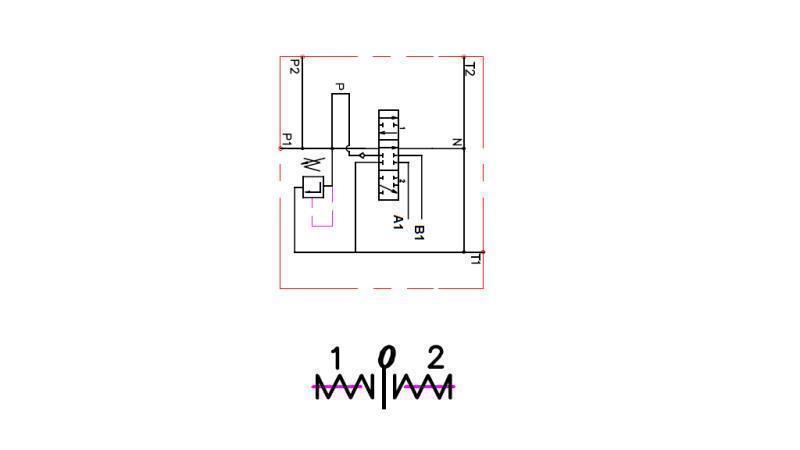 HYDRAULIC VALVE 1xP80   ONE-WAY B1