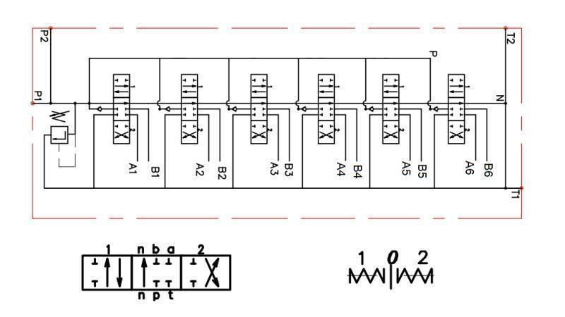 VEZETÉSI SÉMA 6xP80
