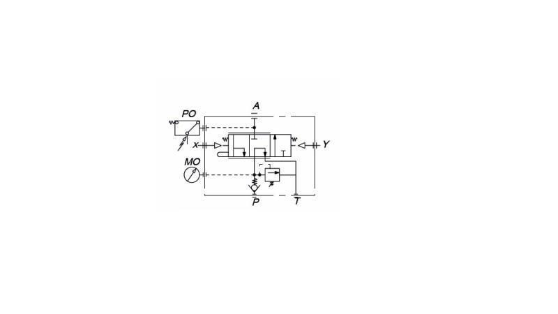 HYDRAULIKUS LEERESZTŐ SZELEP TEHERGÉPKOCSIHOZ - 140lit - séma
