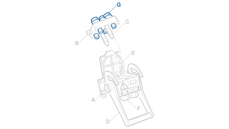 GIUNTO RAPIDO MASCHIO PER MULTI-FASTER 9/16 3PLK 3PLV B PARTE MOBILE