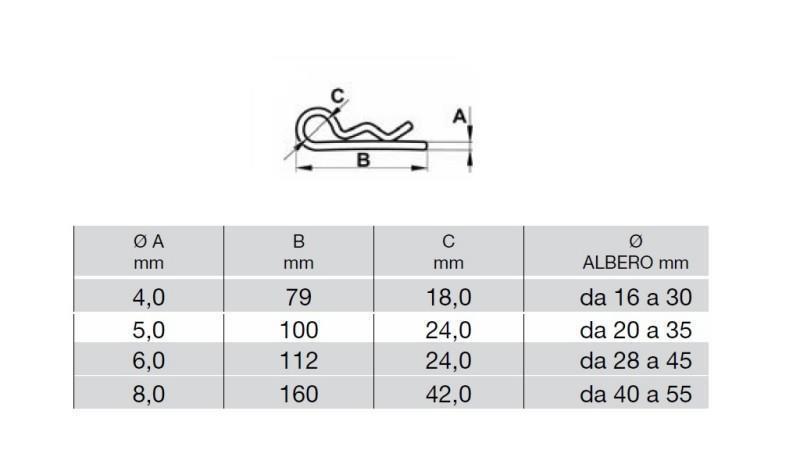 BISZTONSÁGI TŰ 4 mm (10 KOS)